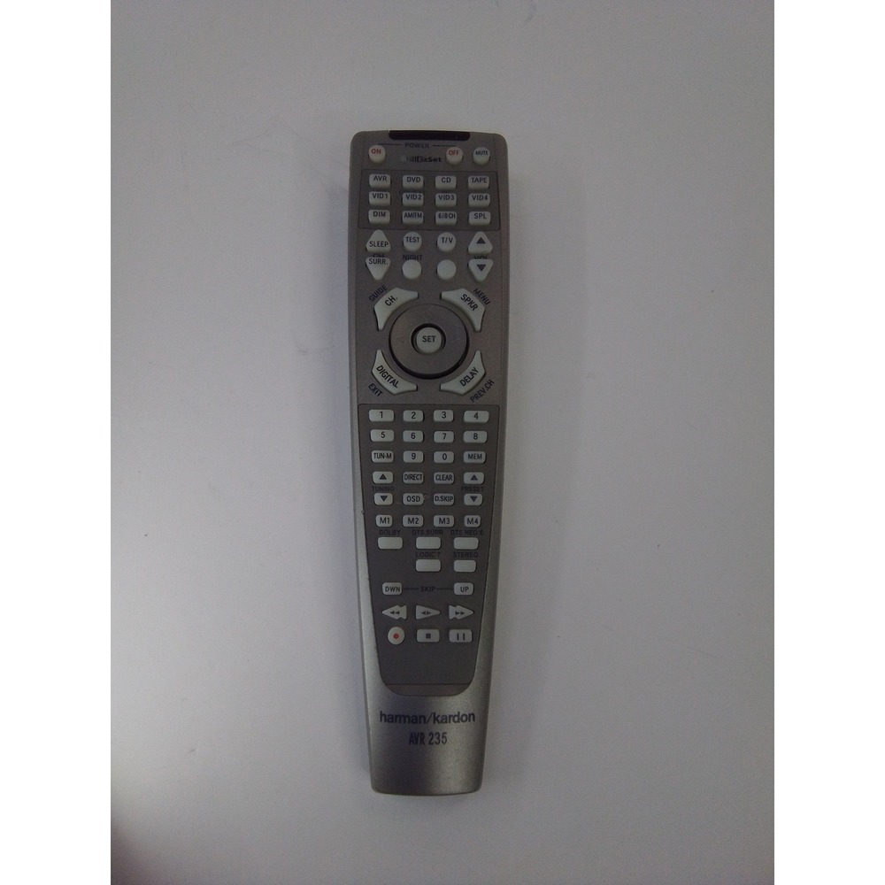 Harman Kardon AVR 235 OEM Remote Control Replacement for Receiver Used Tested